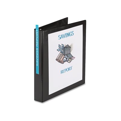 Avery - Durable Slant Ring Reference View Binder - Black