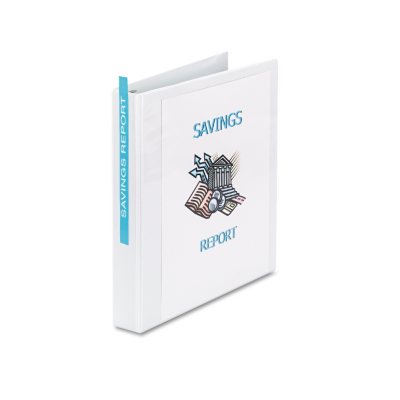 Avery - Durable Slant Ring Reference View Binder - White
