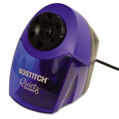 Stanley Bostitch - Quiet Sharp 6 Commercial Desktop Electric Pencil Sharpener - Blue