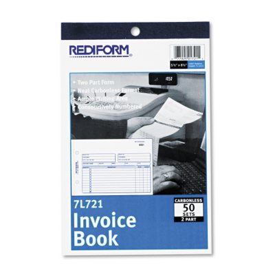 Rediform - Carbonless Duplicate Invoice Book