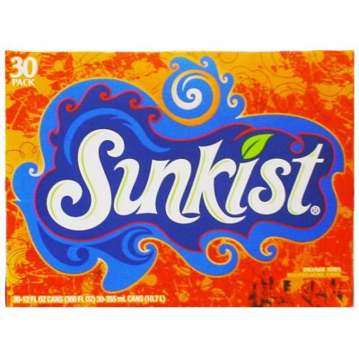 Sunkist Orange Soda - 12 oz. cans - 30 pk.
