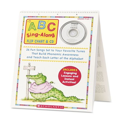 Scholastic ABC Sing-Along Flip Chart, 26 Pages - CD - Sam's Club