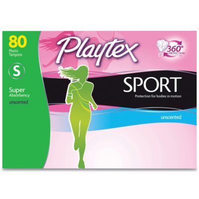 Playtex Sport Tampons - Regular or Super - 80 ct.