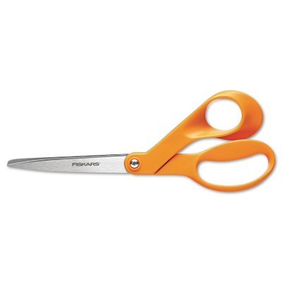 Fiskars - Home and Office Scissors, 8" Length, 3 1/2" Cut - Right Hand