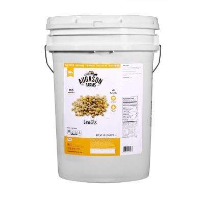 Augason Farms Lentils (40 lb. pail)