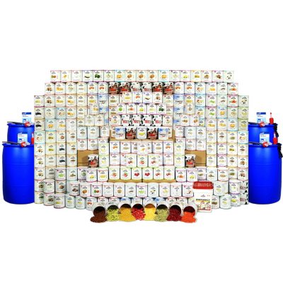 Augason Farms Emergency Food & Water Storage Family Kit (1 year, 5 people)