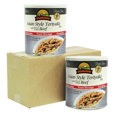 Augason Farms Asian Style Teriyaki with Freeze-Dried Beef - 2 pk.