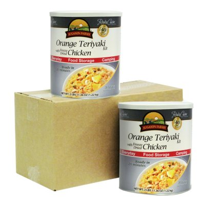 Augason Farms Orange Teriyaki with Freeze-Dried Chicken - 2 pk.