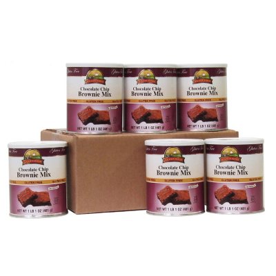 Augason Farms Gluten-Free Chocolate Brownie Mix - 6 pk.