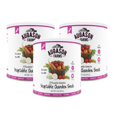 UPC 078716077814 product image for Augason Farms Vegetable Garden Seeds (3 pk.) | upcitemdb.com