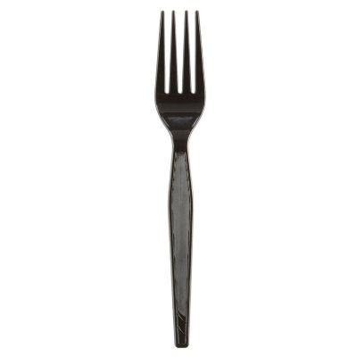 Dixie Plastic Forks, Heavyweight, Black (1,000 ct.)