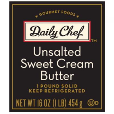 Daily Chef Unsalted Sweet Cream Butter - 1 lb. - 4 ct.