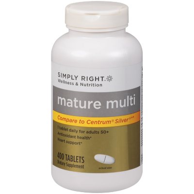 Simply Right™ Mature Multi Dietary Supplement - 400 ct.