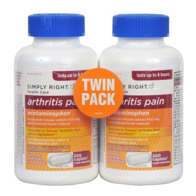 Simply Right Arthritis Pain Capsules - 2 / 200 ct.