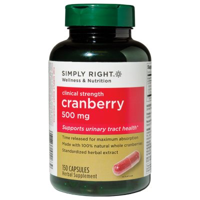Simply Right Cranberry - 500mg - 150 ct.