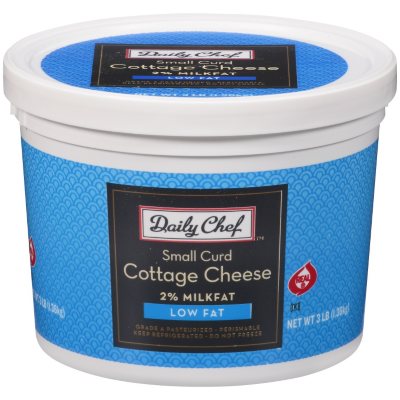 Daily Chef Small Curd Low Fat Cottage Cheese - 3 lbs.