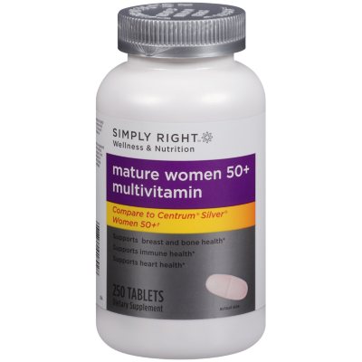 Simply Right™ Mature Women 50+ Multivitamin - 250 ct.