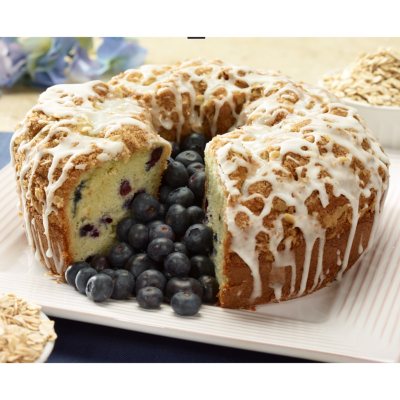 Artisan Fresh Blueberry Oat Streusel Bundt Cake