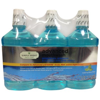 Simply Right Advanced Mouthwash - 50.7 oz - 3 pk.