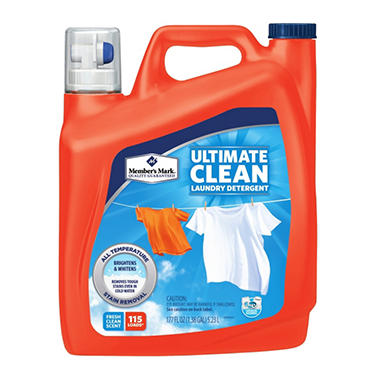 Member's Mark Ultimate Clean Liquid Laundry Detergent - 177 oz. - 115 Loads