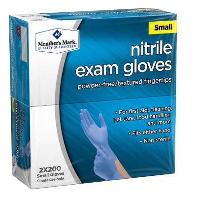 Member's Mark Nitrile Exam Gloves (Small)