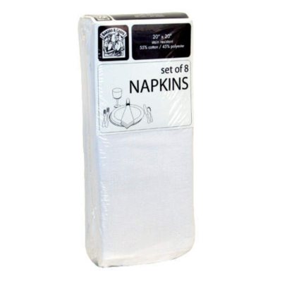 Bakers & Chefs Napkins - White - 8 pk.