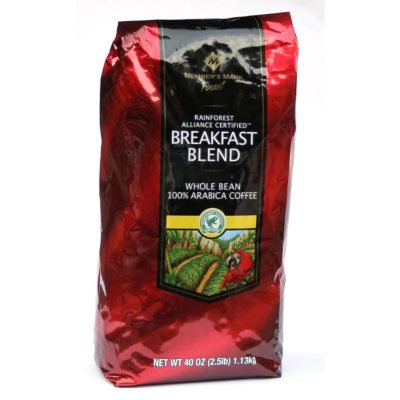 Member's Mark Finest Breakfast Blend Whole Bean Coffee -  2.5 lbs.