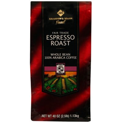 Member's Mark Fair Trade Espresso Roast - 40 oz.