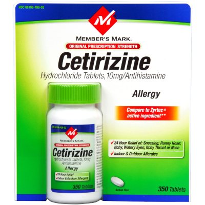 Member's Mark® Cetirizine Allergy - 350 ct.