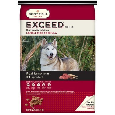 Simply Right Exceed Dog Food, Lamb & Rice (25 lbs.)
