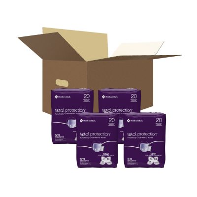 Member's Mark Women's PurseReady Protective Underwear, Small/Medium (80 ct.)