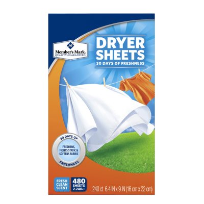 Member's Mark Fabric Softener Sheets (480 ct.)