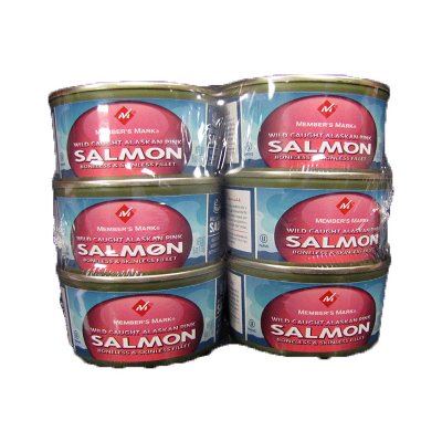 Member's Mark® Wild Caught Alaskan Pink Salmon- 6/6 oz. cans