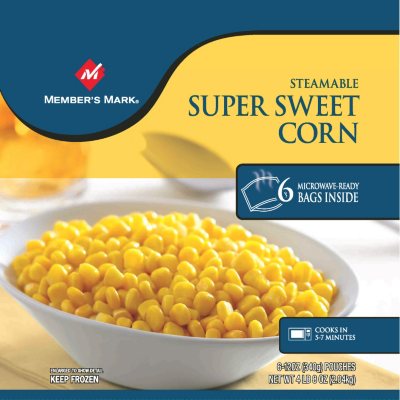 Member's Mark® Steamable Super Sweet Corn - 6/12 oz.