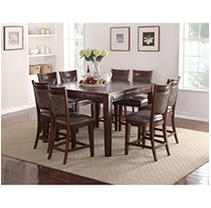 Audrey Counter-Height Table and Chairs, 9-Piece Dining Set