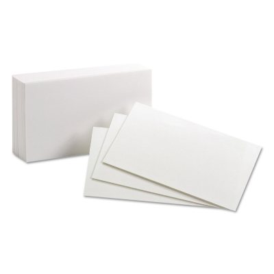 Oxford - Index Cards, Unruled, 3 x 5