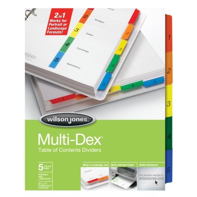 UPC 078910905036 product image for Wilson Jones® Multi-Dex® Complete Index System | upcitemdb.com