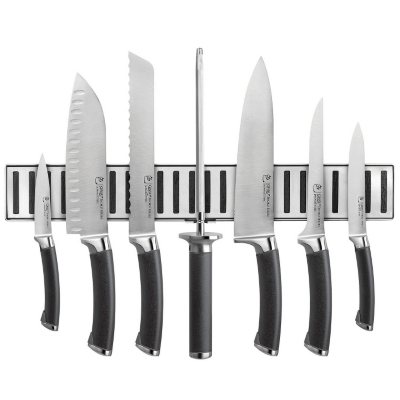 Ginsu Shoku Series Anodized Cutlery Set - 8 pc. - Ebony
