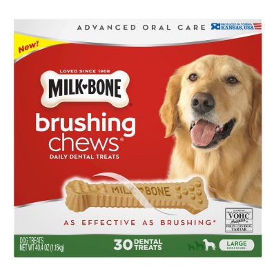 UPC 079100000036 product image for Milk-Bone Brushing Chews Daily Dental Treats, Large (30 ct.) | upcitemdb.com