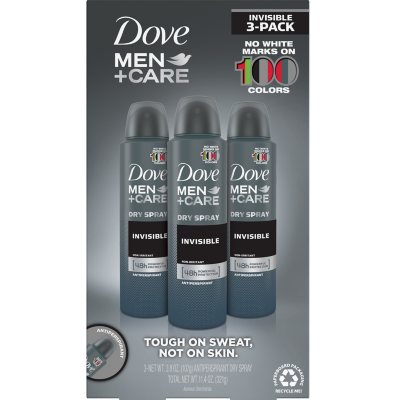 UPC 079400452634 product image for Dove Men Care Invisible Dry Spray Deodorant (3.8 oz, 3 pk.) | upcitemdb.com