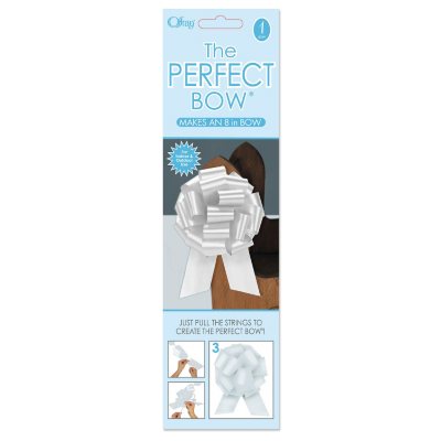 Perfect White Bows - 6 pk.