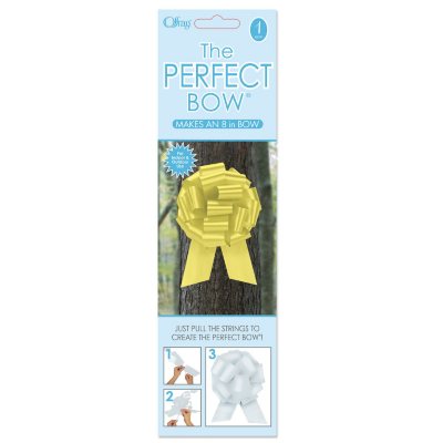 Perfect Yellow Bows - 6 pk.