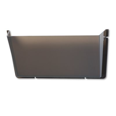 Deflect-O Unbreakable Docupocket Single Pocket Wall File, Letter, Clear