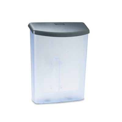 Deflect-O Outdoor Literature Box, 10w x 4-1/2d x 13-1/8h, Black/Clear