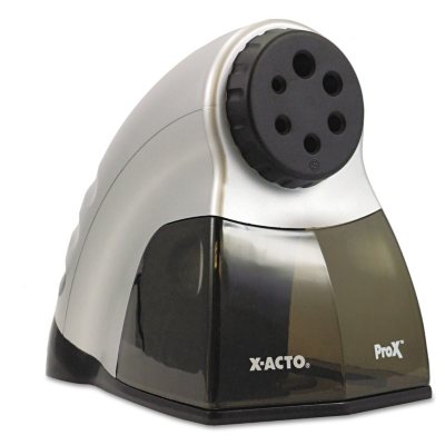 X-ACTO - ProX Electric Pencil Sharpener - Silver/Black