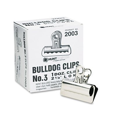 X-ACTO - Bulldog Clips, Steel, 7/8