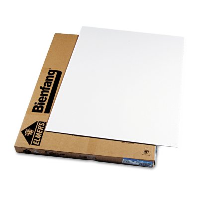 Elmers Polystyrene Foam Board, 40 x 30, White Surface and Core, 10 per Carton