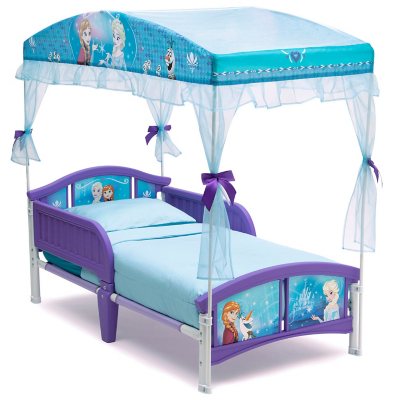 UPC 080213052805 product image for Disney Frozen Canopy Toddler Bed by Delta Children | upcitemdb.com