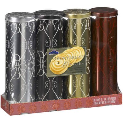 Shortbread Cookie Tins - 4 pk.