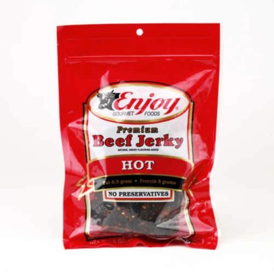 Enjoy Premium Beef Jerky - Hot - 8 oz.